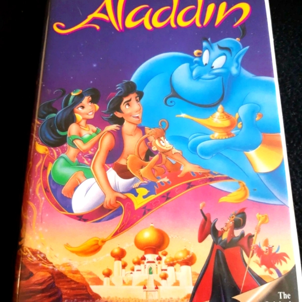 Disney Alladin 1992 VHS tape